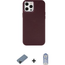 Marsilyan™- iPhone 12 Pro Max Kılıf Çekirdek Çizgi - Siyah Joko Magic 5d Cam + Shine Kamera Lens Koruma Cam - Sh