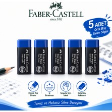 Danacı Kırtasiye Orta Boy Sınav Silgisi 5 Adet Yumuşak Silgi Faber-Castell