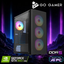 Go Gamer AE52 Amd Ryzen 5 7500F / 16GB Ddr5 / 1tb SSD / GTX1660TI 6gb / Oem Gaming Paket