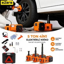 Meks Ezere Powerlift Pro 5 Ton Çok Fonksiyonlu Elektrikli Hidrolik Kriko Lift Kaldırma  - HEP-4135-747