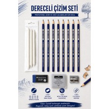 Danacı Kırtasiye Dereceli Kalem Set Karakalem Hb,2b,3b,4b,5b,6b,7b,8b Dereceli Kalem,hamur Silgi,kalemtıraş,3 Lü Pastel Dağıtma,orta Boy Sınav Silgisi