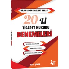 4t 20’li Ticaret Hukuk Denemeleri