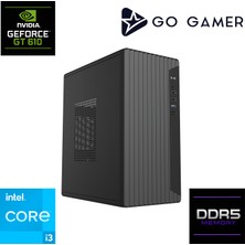 Go Gamer E58F Intel Core I3 12100F / 16GB Ddr5 / 1tb SSD / Nvidia GT610 / Oem Ev Ofis Paket