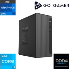 Go Gamer E13 Intel Core I3 13100 / 16GB Ddr4 / 256GB SSD / Intel UHD Graphics / Oem Ev Ofis Paket