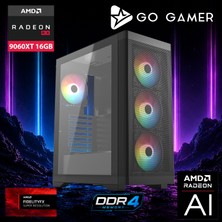 Go Gamer AE89 Amd Ryzen 5 5600 / 32GB Ddr4 / 1tb SSD / RX9060XT 16GB / Oem Gaming Paket