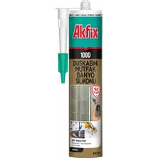 Akfix Duşakabin Mutfak Banyo Silikonu 280ML Şeffaf