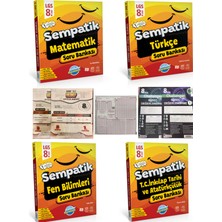 8.sınıf Ünlüler Karması Sempatik Set Matematik+Fen+Türkçe+Inkılap+ Challenger ve Hedef Deneme