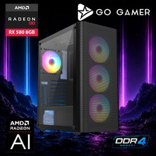 Go Gamer AE41 Amd Ryzen 5 5600 / 16GB Ddr4 / 512GB SSD / RX580 8gb / Oem Gaming Paket