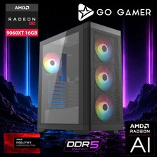 Go Gamer AE140 Amd Ryzen 5 7500F / 32GB Ddr5 / 1tb SSD / RX9060XT 16GB / Oem Gaming Paket