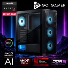 Go Gamer AE788 Amd Ryzen 9 7900X / 64GB Ddr5 / 1tb SSD / RX9070XT 16GB / 240MM Sıvı Soğutma / Oem Gaming Paket