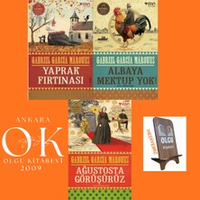 Can Yayınları Yaprak Fırtınası - Albaya Mektup Yok - Ağustosta Görüşürüz / 3  Kitap Set / Telefon Tutucu Hediye
