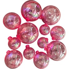 Depposite Şeffaf Top Rose Red