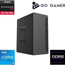 Go Gamer E217F Intel Core I5 12400F / 32GB Ddr5 / 1tb SSD / RX550 4gb / Oem Ev Ofis Paket