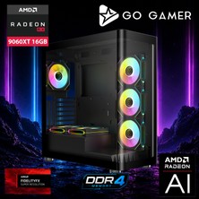 Go Gamer AE115P Amd Ryzen 5 5600X / 32GB Ddr4 / 2tb SSD / RX9060XT 16GB / Oem Gaming Paket
