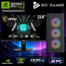 Go Gamer AE61D Amd Ryzen 5 5500 / 16GB Ddr4 / 1tb SSD / RTX3050 8gb / Msı 24" 180Hz. / Oem Gaming Paket