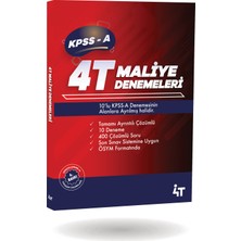 4t Kpss-A Tamamı Çözümlü 10’lu Maliye Denemeleri 6.baskı