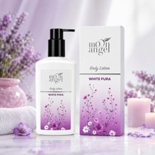 Moon Angel Kuru Ciltler Için Vücut Losyonu White Pura  Parfümlü Nemlendirici Vücut Kremi 250 ml