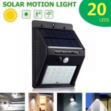 Die Grup 20 Ledli Hareket Sensörlü Dış Mekan Solar Lamba