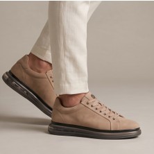 Konfores 2274-ZANELLE Hakiki Full Duble Deri Üst Kalite Premıum Erkek Sneaker Ayakkabı - NKT02274-KUM-42