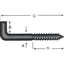 Die Grup Şofben Çivisi No 2 / 5.8X60 - 100 Adet