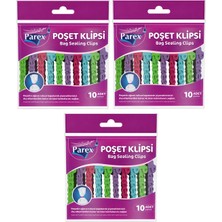 Parex Butterfly Poşet Klipsi Üç Paket
