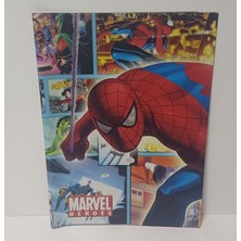 Abka Marvel Heroes Spiderman Hazır Defter Kabı A4