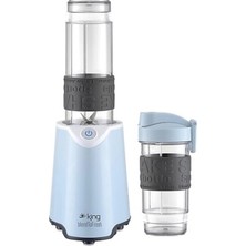 King K-485 Blend To Fresh Kisisel Blender Mavi 300 Watt