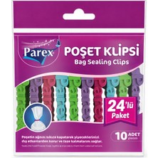 Parex Butterfly Poşet Klipsi Yirmidört Paket