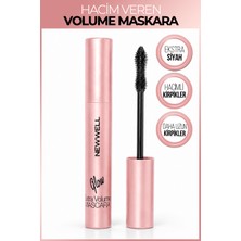 New Well Glow Extra Volume Mascara | Ekstra Hacim Veren Siyah Maskara 8 ml