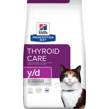 Hill's Prescrıptıon Dıet Y/d Thyroid Care Kedi Maması 1.5kg/ Evcil Hayvan Göz Temizleme Mendili Hediyeli