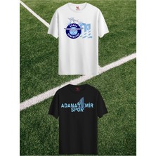 Rabona Fashion Adana Demirspor Şimşek & Tribün Ruhu Premium 2'li Tişört Seti