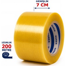 Piyatech Ekstra Geniş Koli Bandı 7 cm x 200 Metre Uzun Ambalaj ve Kargo Bandı