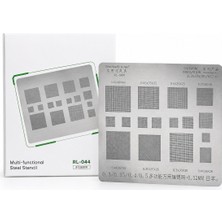 Piyatech Bga Reballing Lehim Şablonu RL-044 - 0.3/0.35/0.4/0.5 mm Çelik Plaka