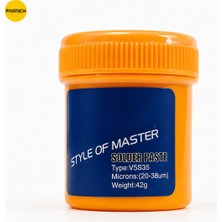 Piyatech Kurşunsuz Krem Lehim Pastası Lehim Macunu 42G SN42/BI58 Bga Smd Anakart Tamir