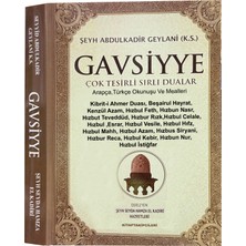 Kitap Takipçileri Gavsiyye Kitabı Çok Tesirli Sırlı Dualar, Şeyh Abdulkadir Geylani, Hamza El Kadiri, Kibriti Ahmer Duası, Beşairul Hayrat, Hızbul Azam Arapça, Türkçe 2 Kitap 408 Sayfa