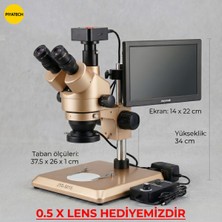 Piyatech Jiayoudi JYD-5010 Profesyonel Trinoküler Stereo Mikroskop Seti 38MP Dijital Kamera ve 10.1 Inç Ekranlı Lehim Tamir Istasyonu