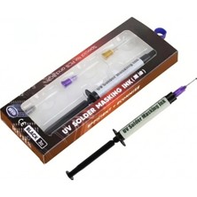 Piyatech B10 Uv Solder Mask 3cc – Işıkla Kürleşen Lehim Maskesi Devre Kartı Yalıtım Bord Boyası (Siyah)
