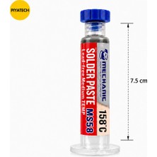Piyatech Mechanic MS58 Kurşunsuz Şırınga Krem Lehim Pastası 158°C 20 Gram