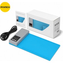 Piyatech Ls3 Mini LCD Ekran Sökücü Isıtıcı Ped – Dijital Ayarlanabilir Silikon Isıtma Matı Telefon Tamiri Için
