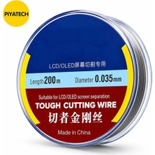 Piyatech Lcd-Ekran Ayırma Teli - 0.06MM 200 Metre - Steel Çelik Kesme Teli