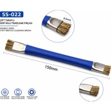 Piyatech Çift Taraflı Sert Kıllı Temizleme Fırçası 150 mm – Pcb, Anakart ve Cep Telefonu Tamir Fırçası - SS-022