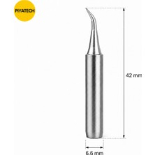 Piyatech 900M-T-IC Eğri Havya Ucu Hassas Kurşunsuz Lehim Ucu 45 Derece