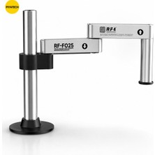 Piyatech RF-FO25 Profesyonel 360° Hareketli Mikroskop Tutucu Stand Titreşim Engelleyici Metal Kol