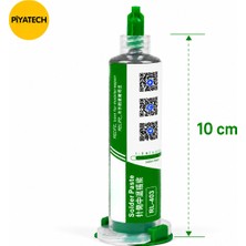 Piyatech RL-403 Şırınga Tipi Sıvı Lehim Pastası 183 Derece 10 cc Telefon Tamir