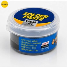 Piyatech 138 Derece Düşük Isı Ppd Lehim Macunu Lehim Pastası 35 gr Cep Telefonu Pcb Smt Bga Tamir