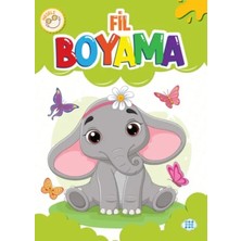 Maxi Trendy Neşeli Fil Boyama