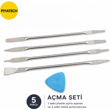 Piyatech 5 Parça Profesyonel Metal Açma Kanca Seti – Telefon, Tablet ve Laptop Tamiri