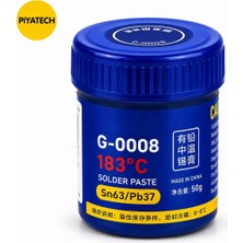 Piyatech G-0008 183 Derece SN63/PB37 Anakart ve Cep Telefonu Tamiri Için Krem Lehim Pastası 50 Gram