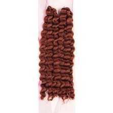 Maxi Trendy Nice Bulk Afro Su Dalgası / Kızıl Bakır