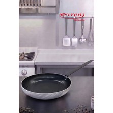 EVREN MUTFAK Evren 28 cm Gusto Maksi Tava, Horeca Non-Stick Maksi Kızartma Tavası 28 Cm,dış Gövdesi Zımparalı